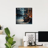 CHRISTMAS MEANING PICTURE REMEMBER THE POOR ポスター (ホームオフィス)