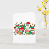 Christmas Medication Bottles Funny Nurse Humor  カード (黄色い花)