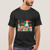 Christmas Medication Bottles Funny Nurse Humor Tシャツ (正面)
