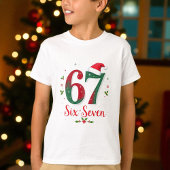 Christmas Meme Six Seven 67 6 7 Holiday Tシャツ