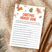 Christmas Memory Game  シーズンカード