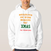 Christmas Men's Basic Hooded Sweatshirtcustomize パーカ (正面)