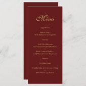 Christmas Menu メニュー (正面/裏面)