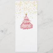 Christmas Menu Invitation, Christmas Dinner 招待状 (裏面)