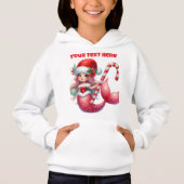 Christmas Mermaid Girls Hoodie (正面)