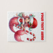 Christmas Mermaid Jigsaw Puzzle ジグソーパズル (横)