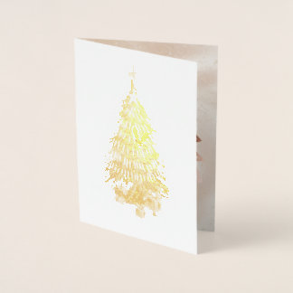 Christmas Merry and Bright Treeis 箔カード
