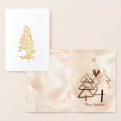 Christmas Merry and Bright Treeis 箔カード (ディスプレー)