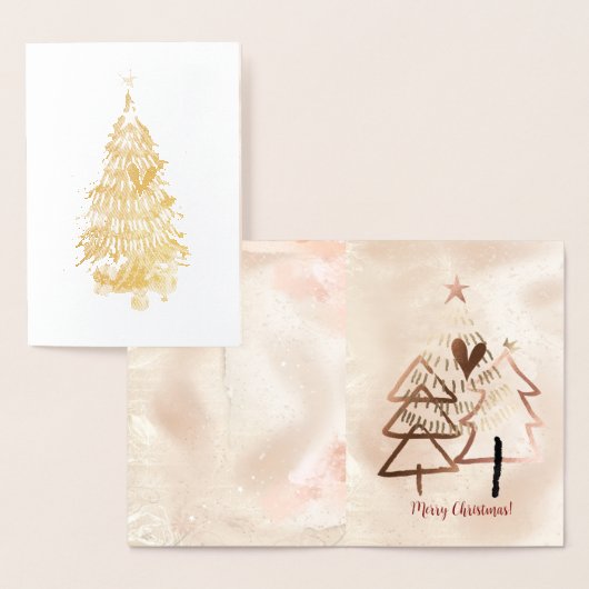 Christmas Merry and Bright Treeis 箔カード (ディスプレー)