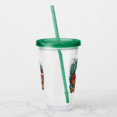 Christmas – “Merry & Bright Santa” アクリルタンブラー (左)