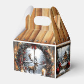 Christmas Merry Christmas Country Cabin フェイバーボックス (裏面サイド)