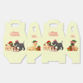 Christmas Merry Christmas Dogs Favor Gift フェイバーボックス (見開き)