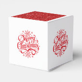 Christmas Merry Christmas Favor Gift Box フェイバーボックス (裏面サイド)