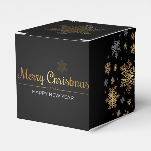 Christmas Merry Christmas Favor Gift Box フェイバーボックス (正面サイド)