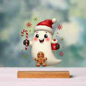 Christmas Merry Christmas For Gift Christmas Ghost アクリルサイン (ニュートラル)