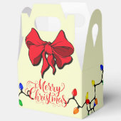 Christmas Merry Christmas Lights Favor Gift Favor フェイバーボックス (見開き)