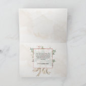 Christmas Message Winter Scene Non Photo シーズンカード (内部)