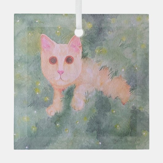 Christmas Milo Ornament ガラスオーナメント (正面)