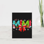 Christmas Mimi Coquette Bow Mimi Christmas  カード (正面)