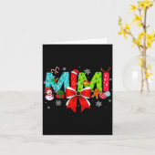 Christmas Mimi Coquette Bow Mimi Christmas  カード (黄色い花)