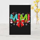 Christmas Mimi Coquette Bow Mimi Christmas  カード (黄色い花)