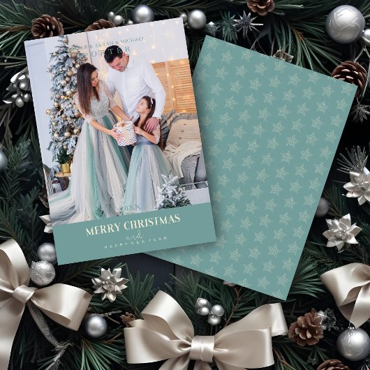 Christmas Modern  Sophisticated Photo family