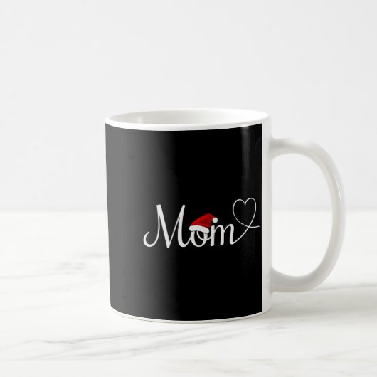 Christmas Mom Cute Mom Christmas  コーヒーマグカップ (右)