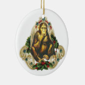 Christmas monkey セラミックオーナメント (右)