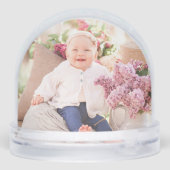 Christmas Monogram Custom Baby Photo Holiday (裏面)