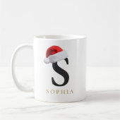 Christmas Monogram Mug コーヒーマグカップ (左)