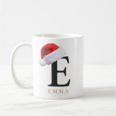 Christmas Monogram Mug コーヒーマグカップ (左)