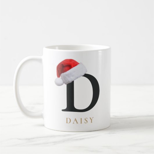Christmas Monogram Mug コーヒーマグカップ (左)
