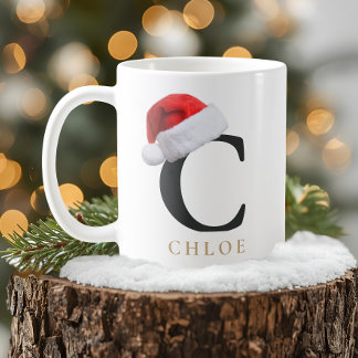 Christmas Monogram Mug コーヒーマグカップ