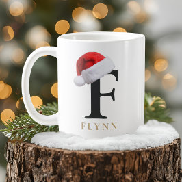 Christmas Monogram Mug コーヒーマグカップ
