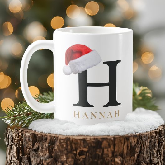 Christmas Monogram Mug コーヒーマグカップ