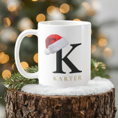 Christmas Monogram Mug コーヒーマグカップ