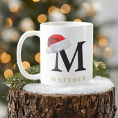 Christmas Monogram Mug コーヒーマグカップ