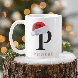 Christmas Monogram Mug コーヒーマグカップ
