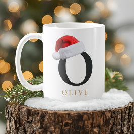Christmas Monogram Mug コーヒーマグカップ