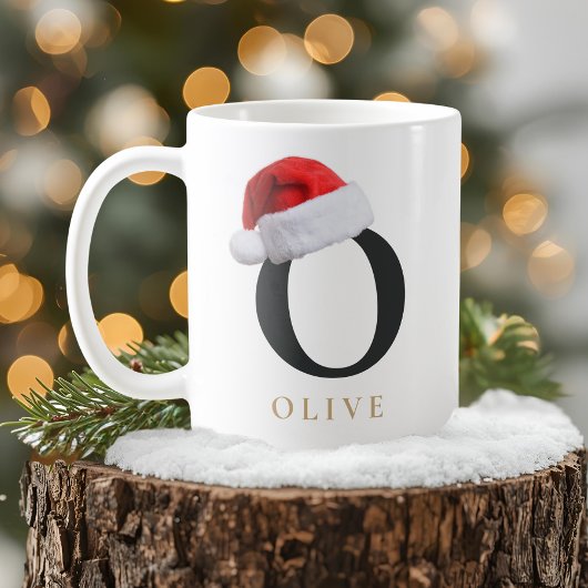 Christmas Monogram Mug コーヒーマグカップ