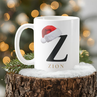 Christmas Monogram Mug コーヒーマグカップ