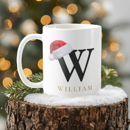 Christmas Monogram Mug コーヒーマグカップ