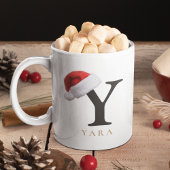 Christmas Monogram Mug コーヒーマグカップ