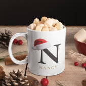 Christmas Monogram Mug コーヒーマグカップ