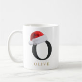 Christmas Monogram Mug コーヒーマグカップ (左)