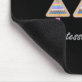 Christmas Montessori Teacher Xmas Tree Teaching Sc マウスパッド (コーナー)