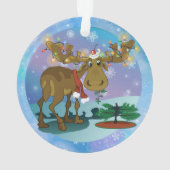 Christmas Moose オーナメント (裏面)