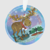 Christmas Moose オーナメント (正面)