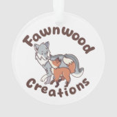 Christmas Moose  オーナメント (裏面)