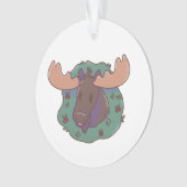 Christmas Moose  オーナメント (正面)